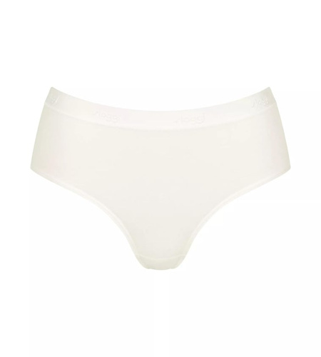 Figi Damskie Casual Midi Sloggi Go - silk white