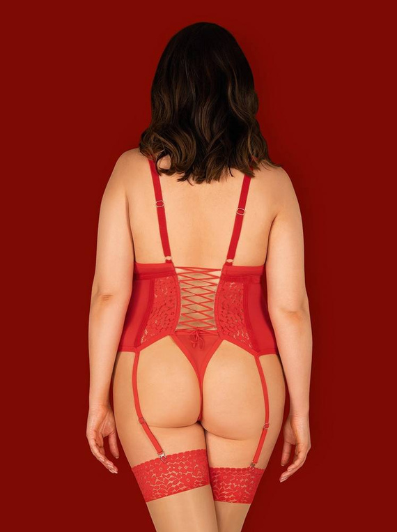 Gorset Blossmina Obsessive czerwony