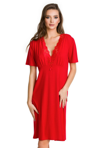 Koszula nocna 12011 Etna Mediolano - czerwony