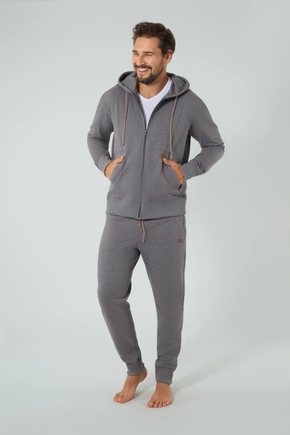 Bluza męska dresowa Darwin Italian Fashion - melanż