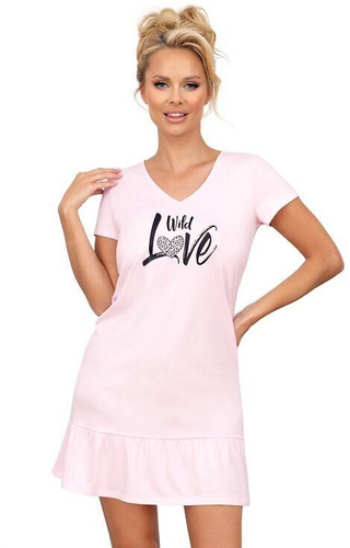 Koszula nocna Pantera Donna - różowa