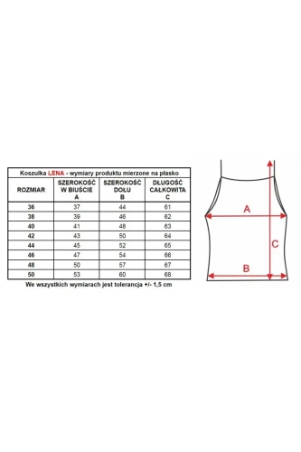 Koszulka 86384 Lena Mewa beżowy
