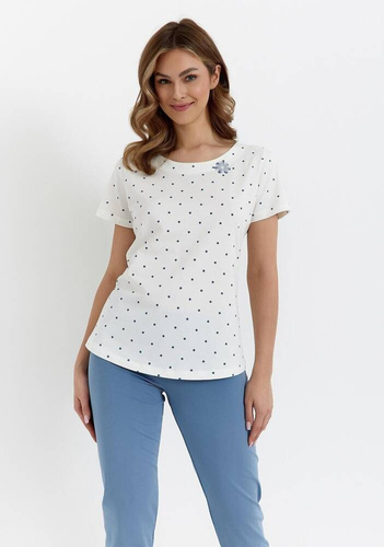 Piżama damska 436 Cana -ecru