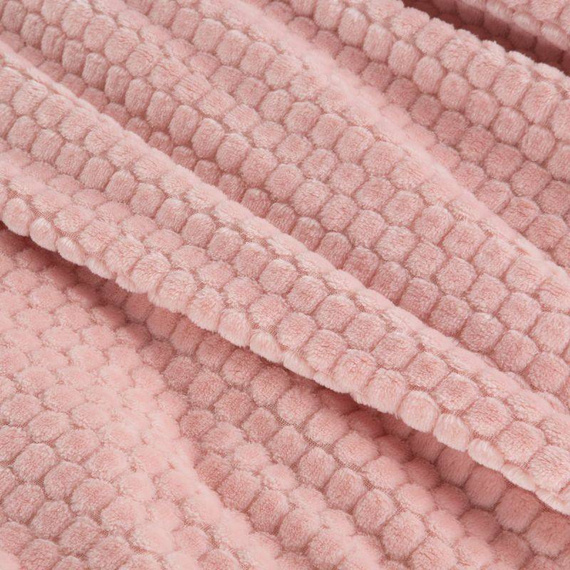 Narzuta z mikrofibry Zoe Eurofirany pudrowy róż