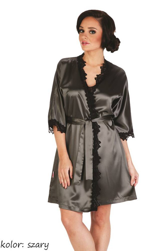Szlafrok damski 929 Kleoree De Lafense - szary