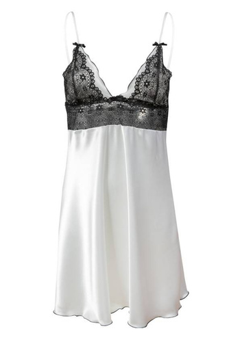 Halka satynowa Ola DKaren - jasny ecru