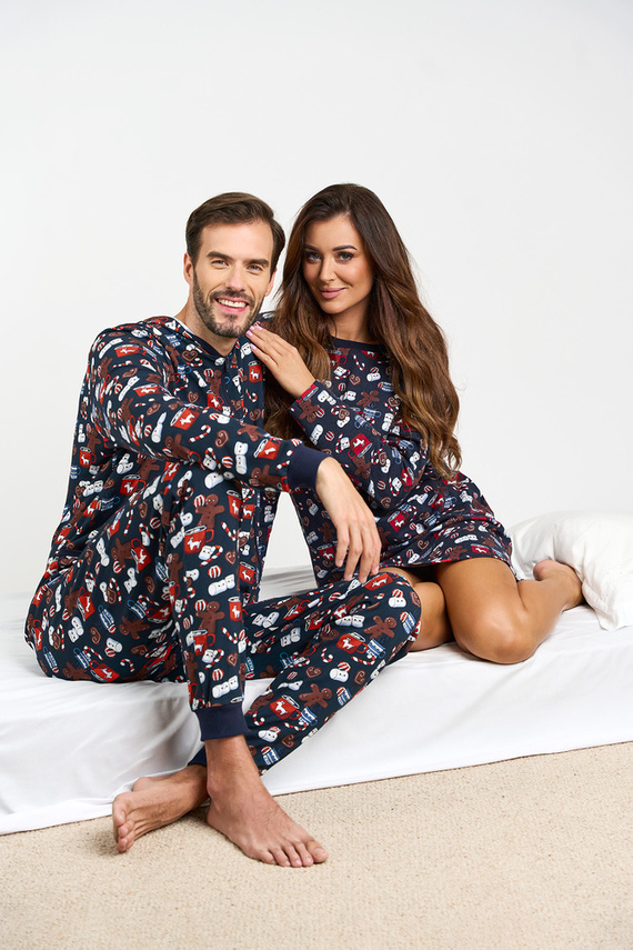 Koszula nocna damska Cookies talian Fashion - druk