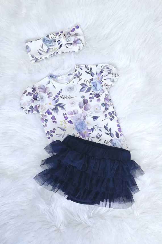 Body z krótkim rękawem Blue Bambarillo