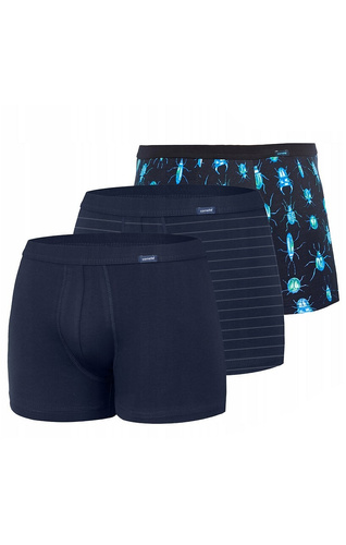 Bokserki męskie 946/04 Cornette granatowy-jeans	