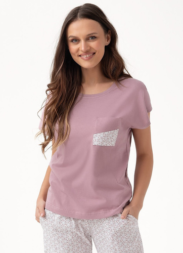 Piżama Damska 319 Luna -kakaowy