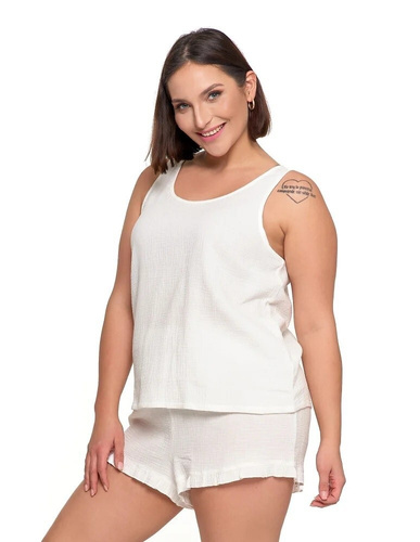 Piżama damska PDD4100-010 Moraj - biały