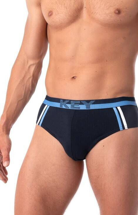 Slipy męskie MPP 151 2-pak Key - czarny-szary