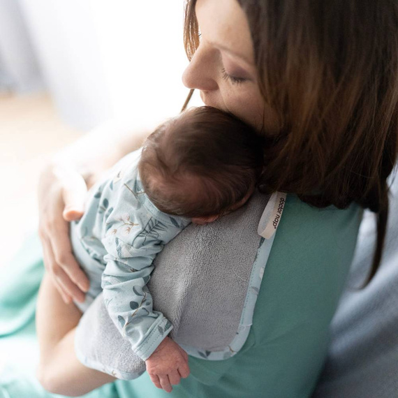 BOD.4291 Body z długim rękawem rozpinane Doctor Nap - pool blue