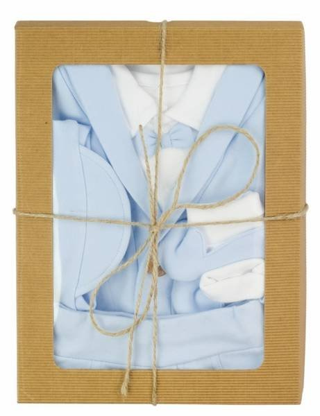 169400 Mix Komplet 5-częściowy nadruk Nicol - niebieski