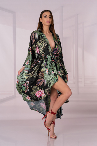 Szlafrok damski Atenna Aquareel Collection LivCo Corsetti 