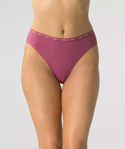 Figi damskie 3CLP-010 Atlantic- granatowy różowy