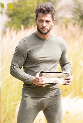 Key Hot Touch MVD 155 – męska koszulka bawełniana z długim rękawem