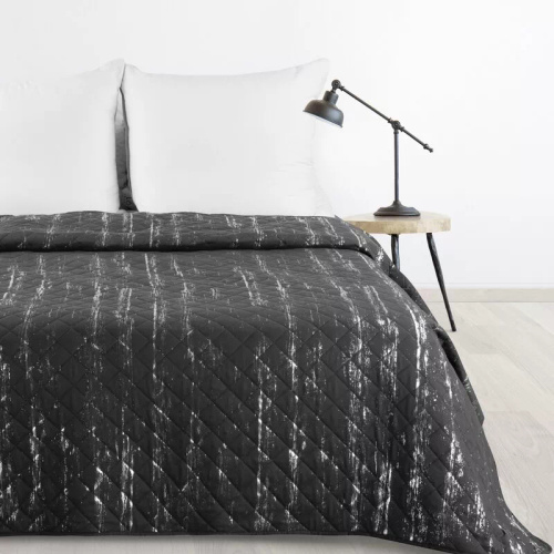 Narzuta dekoracyjna Blink 1 Design91 grafitowy/srebrny