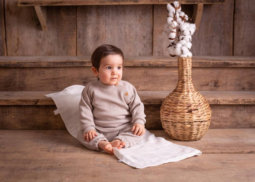 Bluza dresowa rozpinana Pure Koala -  beżowa