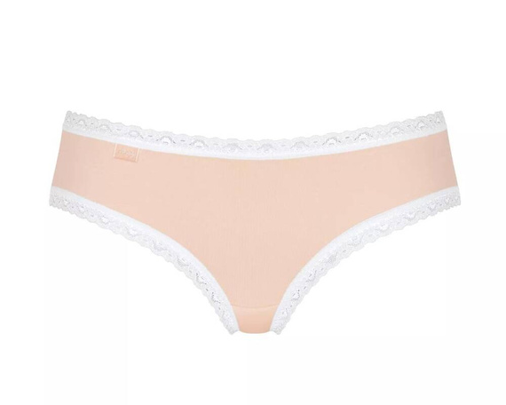 Figi Damskie 24/7 Weekend Hipster 3-pak Sloggi- white - light combination