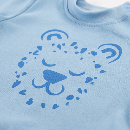 Bluzka z nadrukiem Nature Ewa Klucze- niebieski