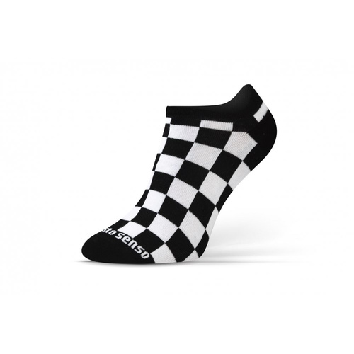 Szachy Skarpety stopki finest cotton dwie różne Sesto Senso czarny