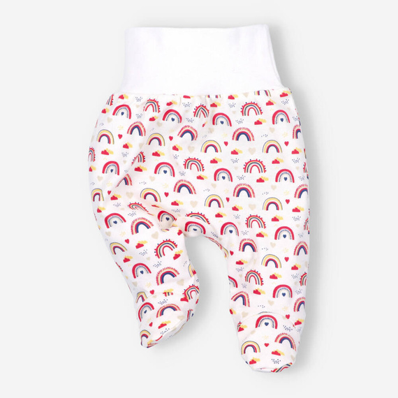 Komplet niemowlęcy z bawełny organicznej Tęcza Nini