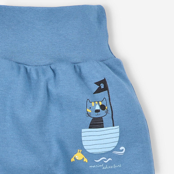 Półśpiochy z bawełny organicznej Piraci Nini