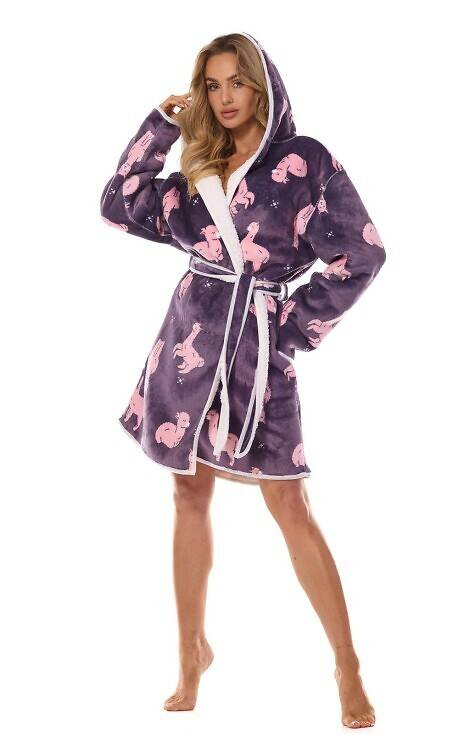 Szlafrok damski 2417 Sara L&L lama