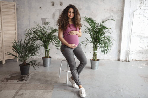 Koszulka ciążowa i do karmienia Milk Top Milk&Love rose brown