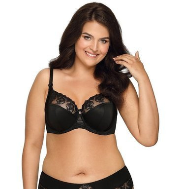 Miękki Biustonosz MAXI1922 Ava czarny