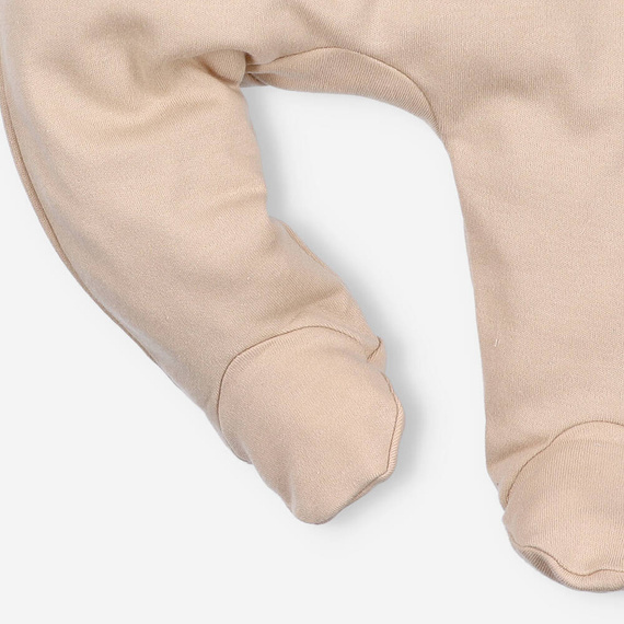 Półśpiochy z bawełny organicznej Psiaki Nini beżowy