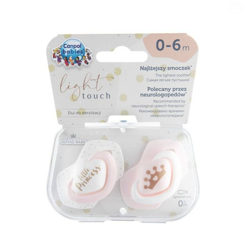 Smoczek light touch Little Prince Campol Babies