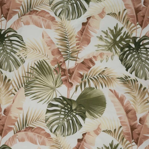 Pościel satynowa Spring 29 Kwiaty  Eurofirany biały/zielony 