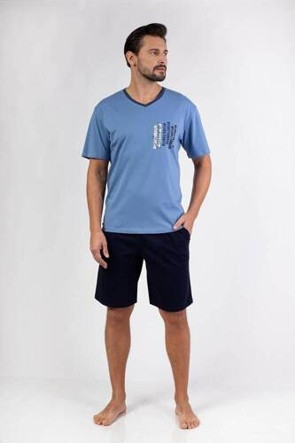 Piżama męska 477 Regina niebieski