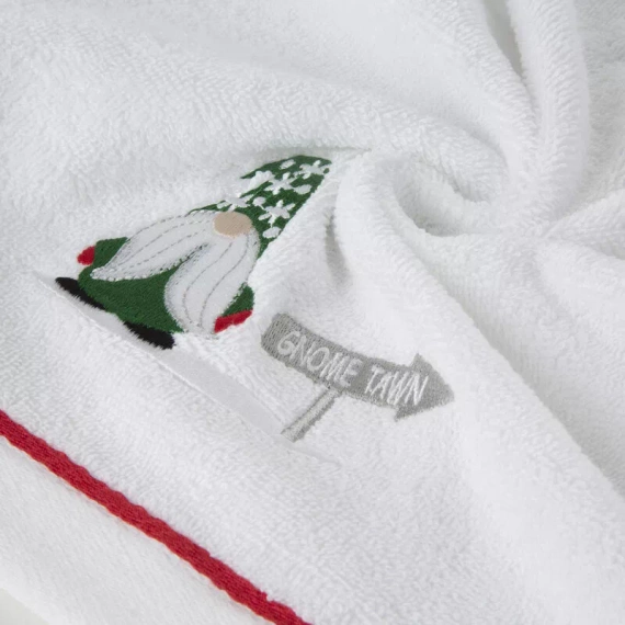 Ręcznik świąteczny dziadek mróz Gerda 1 Eurofirany biały