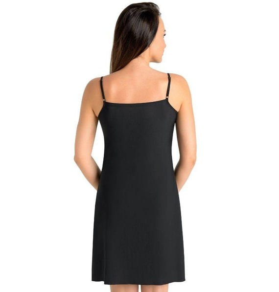 Koszula nocna na ramiączkach Tori Teyli - czarny