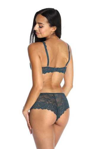  Biustonosz Usztywniany M-053/22 Carmela Mat topaz niebieski