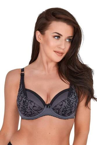 Biustonosz Push- up BS 1214 Cloe Gaia - czarny