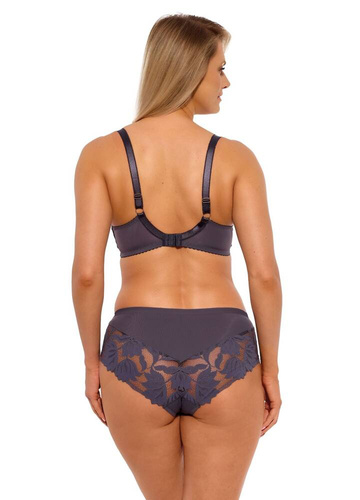 Biustonosz półusztywniany BS 1134 Keto Gaia grafitowy