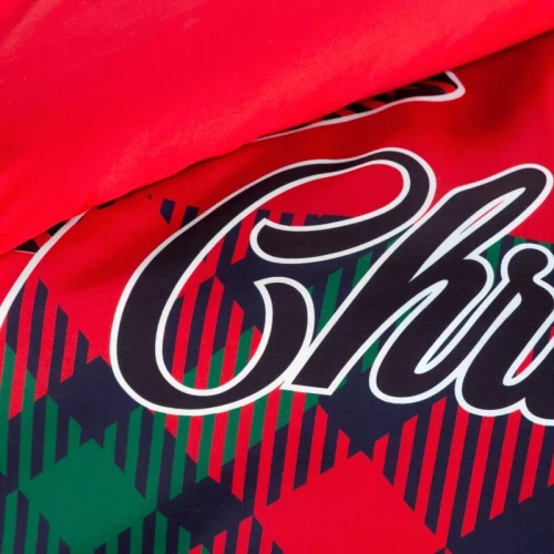 Pościel świąteczna renifer z mikrowłókna Dasher Eurofirany czerwony 