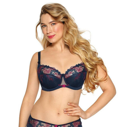 Biustonosz półusztywniany BS 993 Rosalia Gaia- granatowy