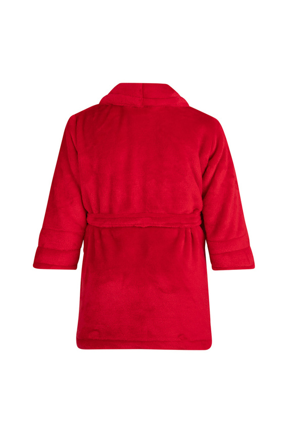 Szlafrok dziecięcy polarowy Calido ByShelly - czerwony