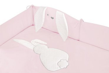 Pościel 3-elementy "TUPTUŚ" Belisima - róż