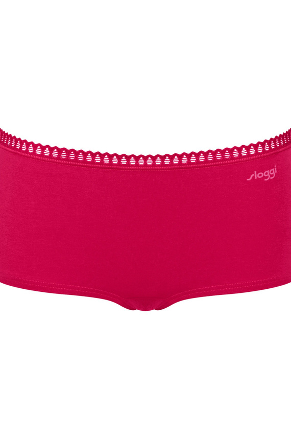 Szorty Damskie GO Crush Short C3P 3-pak Sloggi - czerwony różowy