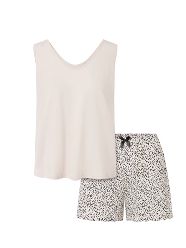 Piżama damska Make It Happen Momenti Per Me beige