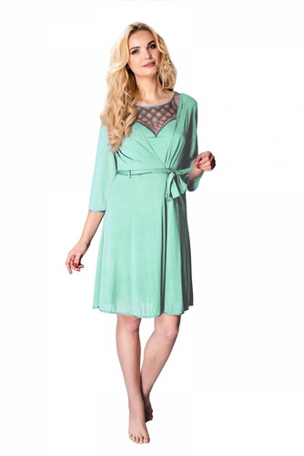 Szlafrok peniuar 86299 Passion Mewa granatowy 