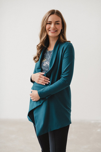 Kardigan ciążowy Mama Wrap Milk&Love morski