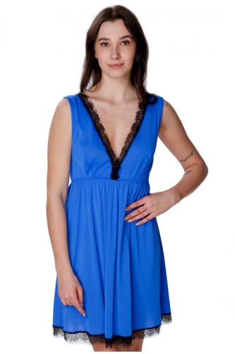 Koszula nocna 86604 Aveline Mewa szafirowy