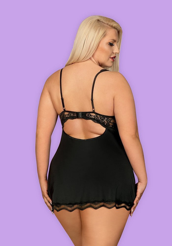 Babydoll Koszulka Luvae Obsessive czarny